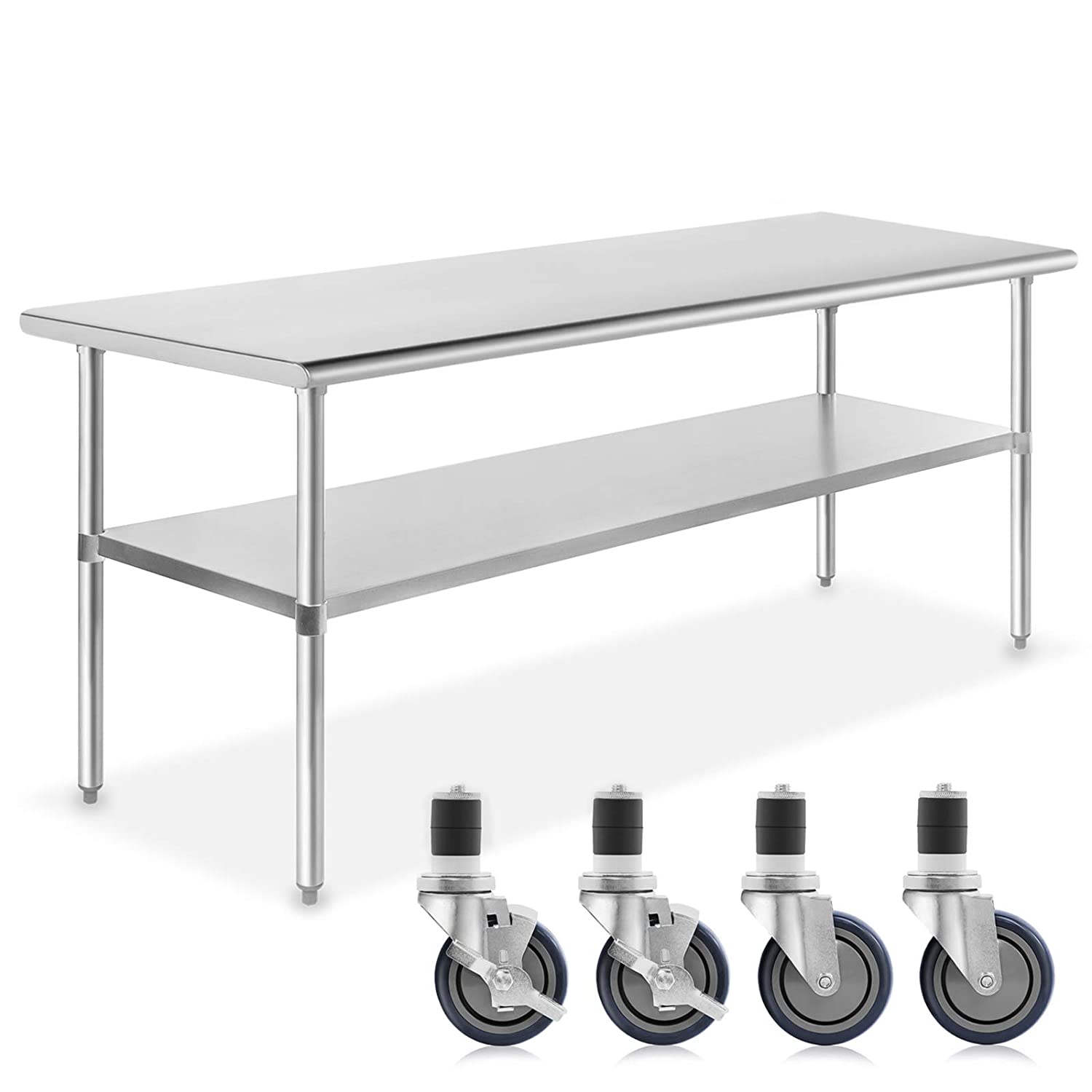 Outdoor prep table with storage - Top 5 best outdoor prep table with Outdoor Stainless Steel Table With Wheels